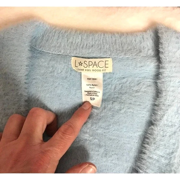 New L*SPACE Daydreamin Cardigan in Sky Blue‎ Small